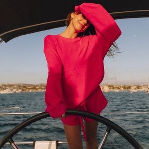 Daily Drills Hot Pink Sweatshirt